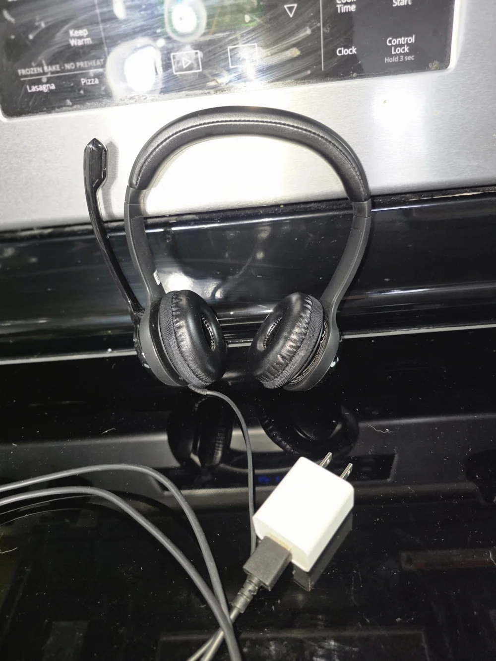 Wired Black On-Ear Headset with Inline Controls